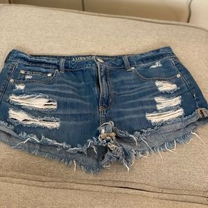 Jean cut off shorts
